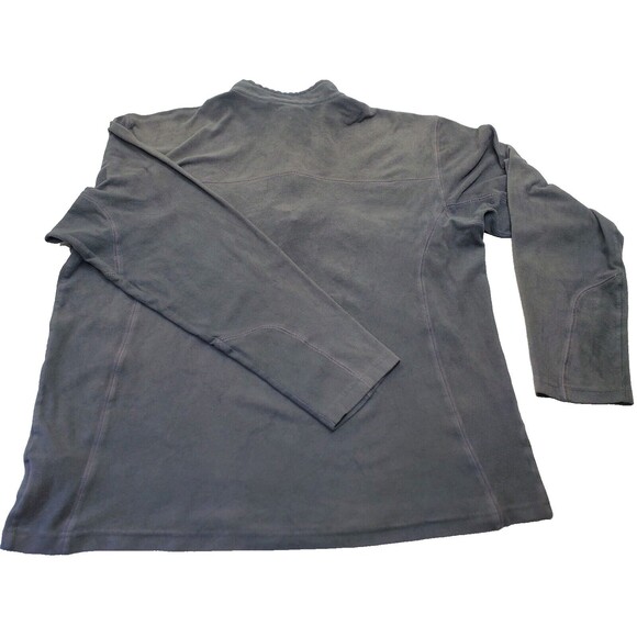 Columbia Pullover Mens Medium Long Sleeve 1/4 Zip Casual Shirt Lightweight Gray - Picture 2 of 13